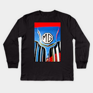 MG Classic Sports Motor Car Kids Long Sleeve T-Shirt